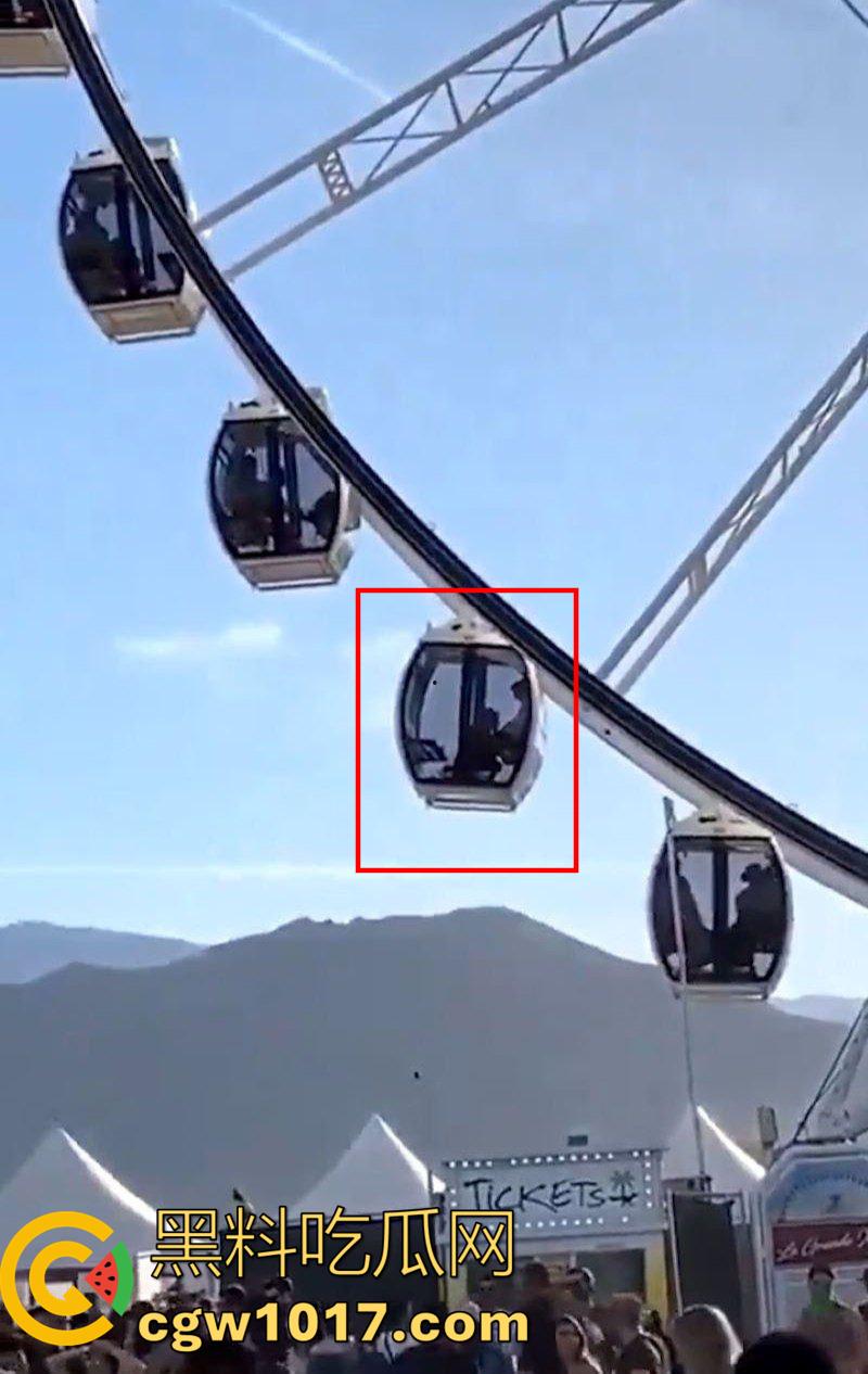 摩天轮刚启动就开吃!饥渴洋妞当众跪舔弟弟 舱内上演活春宫 生怕别人看不到 太敢玩了!