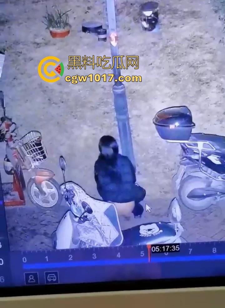 这就是小红书上的小仙女嘛！人模人样小姐姐随地拉屎，还很讲究拿别人电动车上的衣服擦屁屁，真的把我笑死！