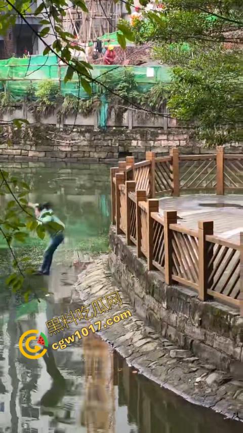 重庆湖边惊魂:绝望女子跳湖,勇敢路人生死救美,惊险拯救,揪心一刻,心跳加速,惊险刺激!