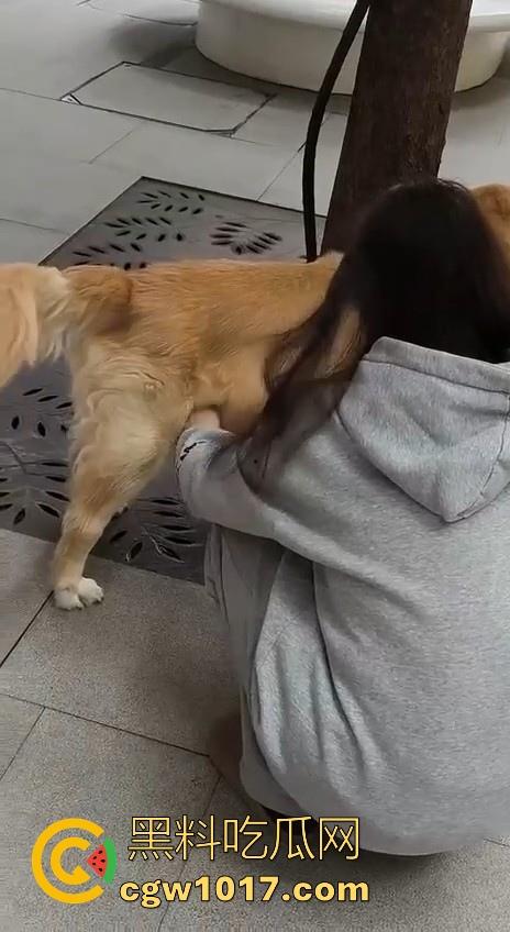 现在的人都这么阴到没边了吗？普通的帮男友打飞机不够刺激，现在流行帮狗打飞机了是吧，每天打几次狗也顶不住！
