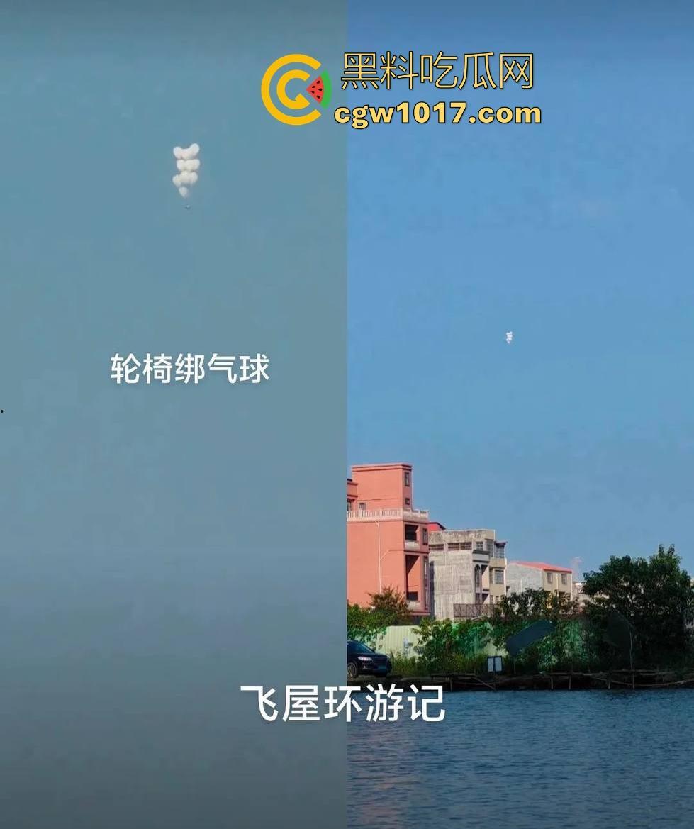 广东惠州【顶级对抗路】绑多个氢气球将自己升入百米高空,降落靠隔断绳子,昏迷几天没事降落,飞屋环游记真人版啊!