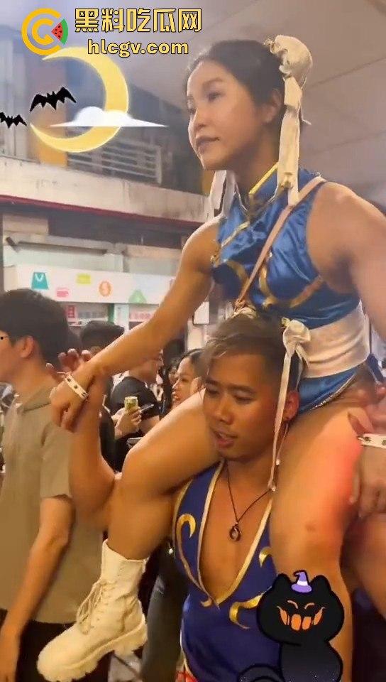 香港兰桂坊万圣节骚翻全场!骚逼骚鸡骚男齐聚,堪称老外的炮窝!