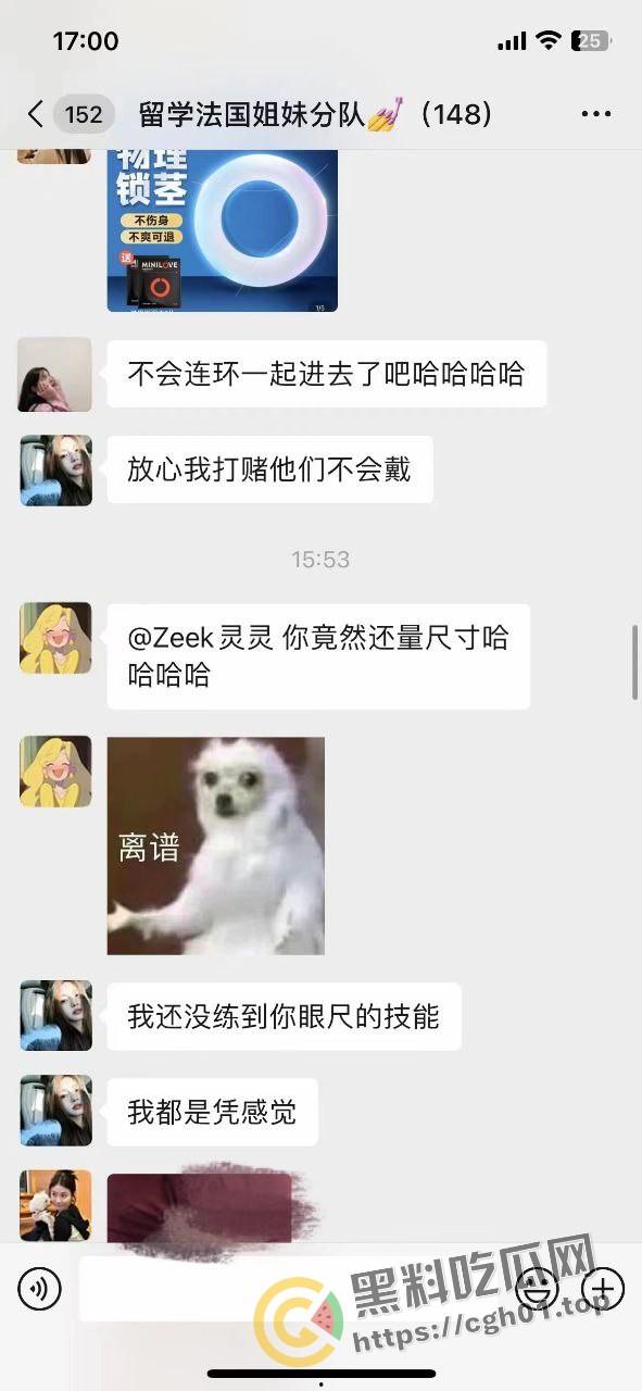 法国留学圈一群臭鸡群内讨论外国大屌 父母眼中留学乖乖女 洋人眼中母狗肉便器