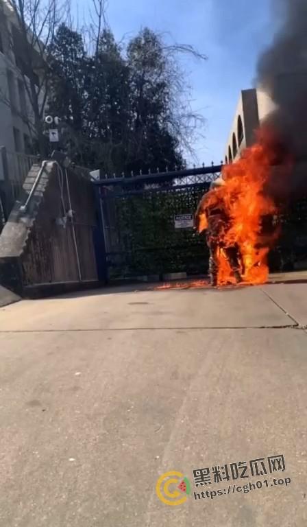 美国空军在以色列大使馆前自焚!临死前高呼不做种族灭绝的同谋 是英雄还是极端分子?