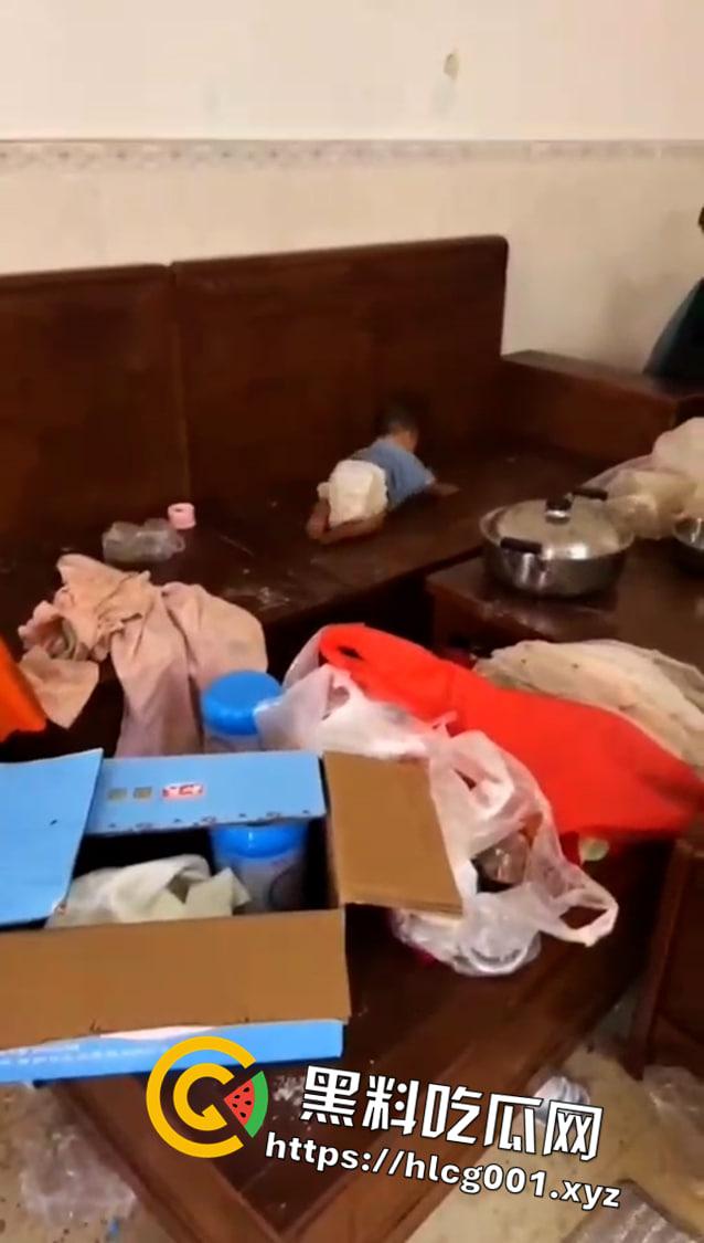 海南澄迈 几个幼儿被关家无人看管 一天没饭吃 屎尿弄一地有人生没人养